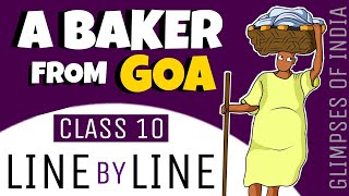 A baker from Goa class 10 - explaination in hindi - Glimpses of India part 1 - summary by padhle