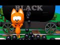Meow meow Kitty Games  - Eggs Colouring  - Funny Cartoons