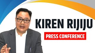 LIVE: Union Minister Kiren Rijiju Press Conference | Parliament |JPC Report on Waqf Bill |Congress