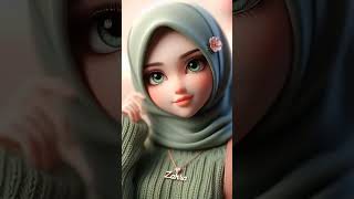 Top 20 Most Beautiful Muslim Girls Name of Collections 🌸🧕 #hijab #shorts