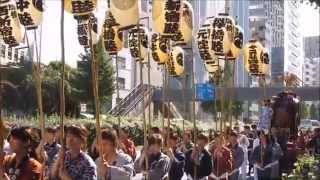 20150920 新宿十二社熊野神社 本社神輿渡御①