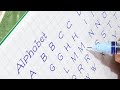 Writing Alphabet A B C | Improve English Handwriting | Practice