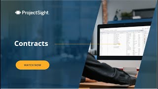 Trimble ProjectSight User Training Video: Contracts . Intro \u0026 Overview