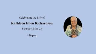 Memorial Service for Kathy Richardson