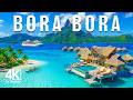 Bora Bora 🇵🇫 4K Drone Footage | Unreal Turquoise Lagoons & Deep House Paradise