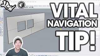This Rhino Navigation Tip will CHANGE The Way You Navigate in 3D!