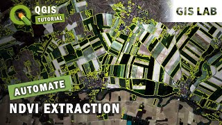 Automatically Extract NDVI Areas Using Python in QGIS | From Raster to Shapefile