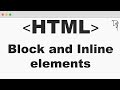 HTML | Block and Inline elements #10