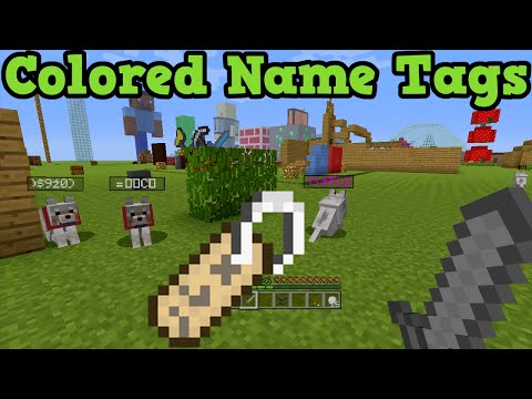 Minecraft Xbox 360 / PS3 - Coloured Name Tags Minecraft Xbox 360 / PS3 - Coloured Name Tags