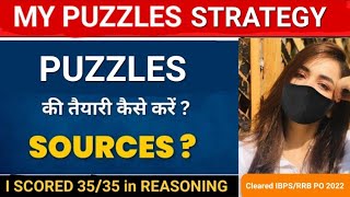How to Improve Puzzles for IBPS/RRB/SBI PO || Free Sources || Qualified IBPS/RRB PO, SBI/IBPS CLERK