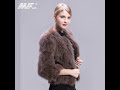 mwfur real fur coat women s winter warm natural fox fur coat high quality lan fox luxury fashion