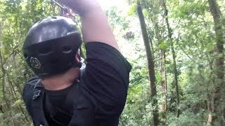 Zip Line Through Panamanian Jungle