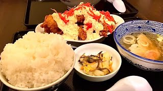 激うまチキン南蛮定食 【栃木グルメ】麺とご飯とお酒のお店 かなゑ食堂【栃木県大田原市】