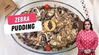 My Special Zebra Pudding Custard Recipe 🥰 | Chocolate and Vanilla Two in One Custard - 2024