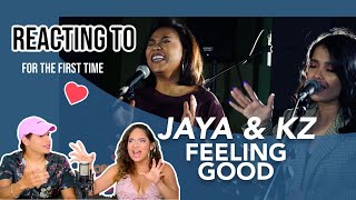 Latinos React To Artist Lab Feeling Good - Jaya And Kz Cover  Reaction