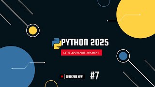Learn Python 2025: Ep 7 - Input in Python