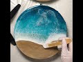 epoxy resin art ocean №1