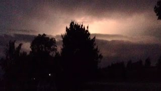 Spectacular lightning show fills night sky