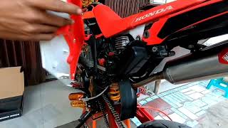 PEMASANGAN MONOSHOCK SCARLET RACING TABUNG PISAH CRF TYPE 1758