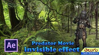 After Effects Tutorial: invisible effect like predator movie | after effects tutorials