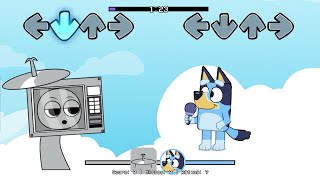 FNF New Sprunki OC Microwave VS Bluey, Bingo \u0026 Mackenzie Sings Pony Girl (Incredibox Sprunki)