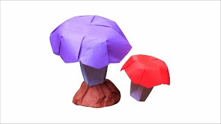 Origami Mushroom by PaperPh2