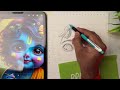 draw with me krishna drawing janmashtami drawing step by step