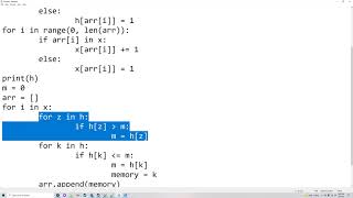 Sort array of elements by frequency | Python coding by Elrik
