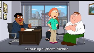 explosive fart, peter fart and broke the roof
