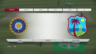 🔴LIVE: India VS West Indies|ODI | IND VS WI  Live Match Today | Cricket 22