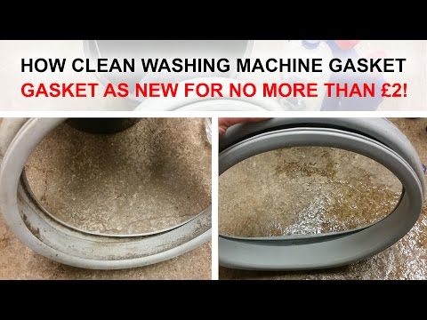 How to clean and remove 100% mould from washing machine door seal gasket How to clean and remove 100% mould from washing machine door seal gasket