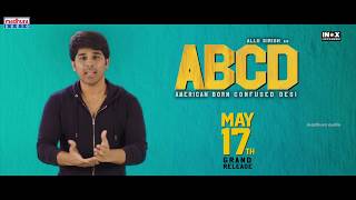 ABCD Movie Contest Promo | INOX | Allu Sirish | Rukshar Dhillon | ABCDonMay17th