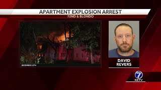 Man accused of starting explosive apartment fire in Omaha that displaced 14 people