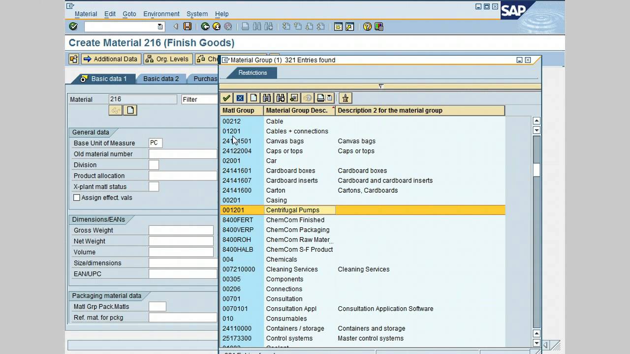 Sap Mm Materials Management Online Training Material Master Record