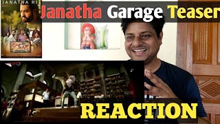 Janatha Garage | Janatha Garage Teaser Reaction | Jr Ntr | Mohan Lal | Samantha | Jr NTR Reaction |
