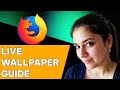 How to Set Live Wallpaper in Firefox