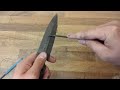 how i test hardness on my knives.