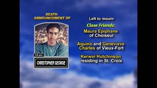 Christopher George ~ Long Obituary