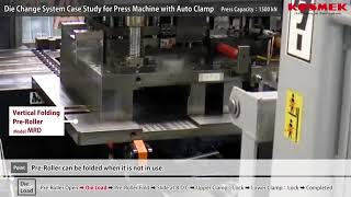 【KOSMEK】Die Change System Case Study for Press Machine with Auto Clamp