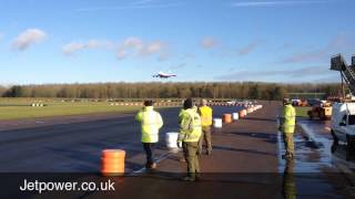 Jetpower.co.uk - 03/12/2012 - Last Flight of Boeing 747-300  VP-BGX Landing at Bruntingthorpe