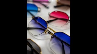 THE REGAL - Luxury Semi-Rimless Sunglasses