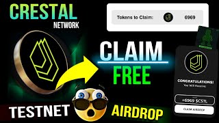 Crestal Network Airdrop Claim Free | New Crypto Airdrop 2024 | Crestal Ai Testnet Airdrop | NFT