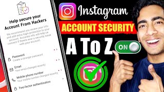 Instagram Account Security A To Z Settings On Kaise Kare | Instagram Account Secure Kaise Kare