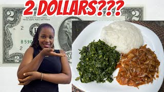 UNBELIEVABLE 😳 A DELICIOUS  $2 LUNCH IN KAMPALA UGANDA