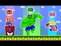 Super Mario Hero: What If Team Mario Becomes The AVENGERS Powerups Team? | ADN MARIO GAME