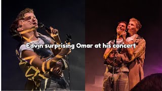 Edvin surprising Omar at his concert 05.02.2025