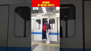 Caution: Viral Video Shows Phone Snatching In Metro As Doors Close