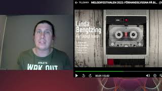 Melodifestivalen 2022  – Linda Bengtzing – Fyrfaldigt hurra! - First Reaction