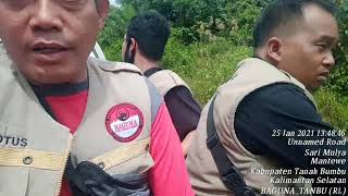 Perjalanan Team BAGUNA TANBU bantu evakuasi korban Tambang manual km 33