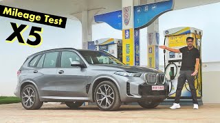 BMW X5 M Sport Petrol Xdrive 40i Real World Mileage Test - 200 Kms in Just 1500 Rs !!